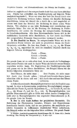 D. Die Dualität im Raum.