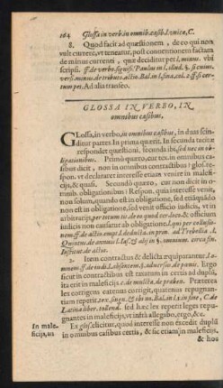 Glossa In Verbo, In omnibus casibus,