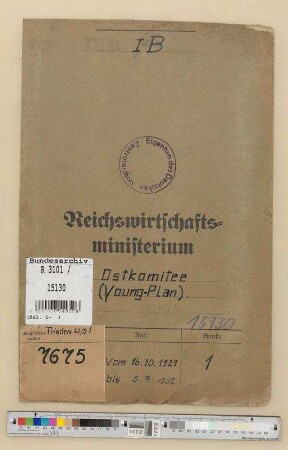 Youngplan: Ostkomitee.- Youngplan