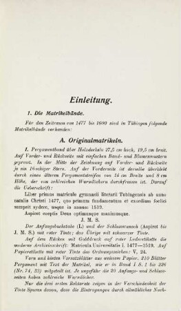 III-XXVI, Einleitung