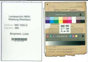 Entnazifizierung Louis Borgmann , geb. 16.11.1901 (Baeckermeister)