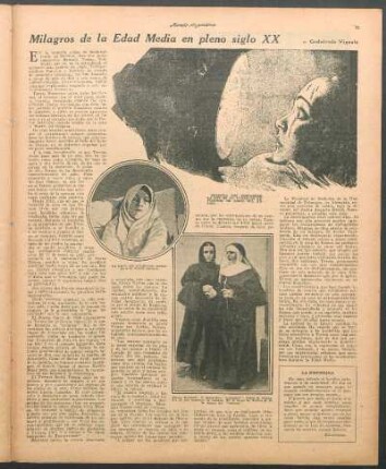 Milagros de la Edad Media en pleno siglo XX