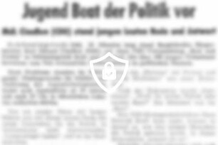 Nach der Diskussion zog die Jugend [Name maskiert] Politik vor