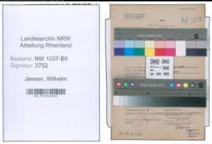 Entnazifizierung Wilhelm Jansen , geb. 14.02.1891 (Nachtwaechter)