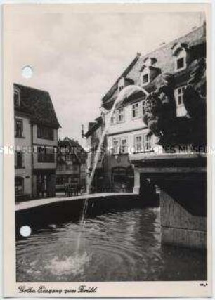 Gotha, Eingang zum Brühl