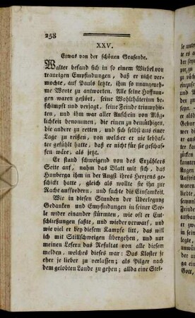 XXV. Etwas von der schönen Grafende.