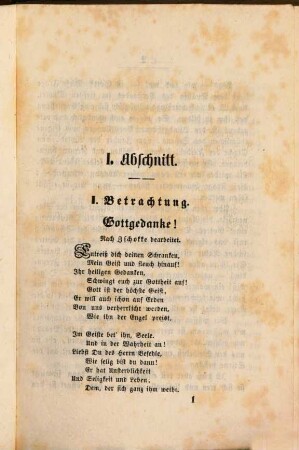 Aesthetische Weltanschauung eines Veteranen