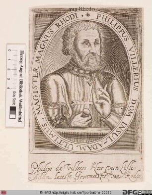 Bildnis Philippe de Villiers de L'Isle-Adam