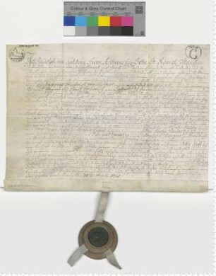 Lehnbrief der von Laffert, ausgestellt von Rudolph von Saldern.