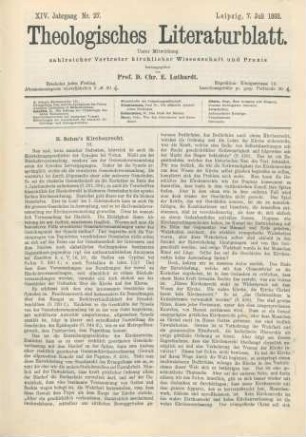 311-315 R. Sohm's Kirchenrecht
