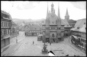 Wernigerode. Marktplatz mit Rathaus