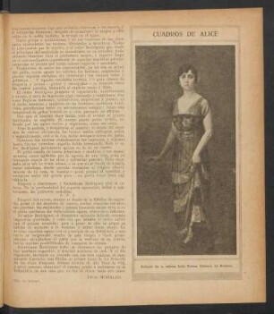 Cuadros de Alice: Retrato de la señora Lola Torres Cabrera de Bottero - [Fotografía]