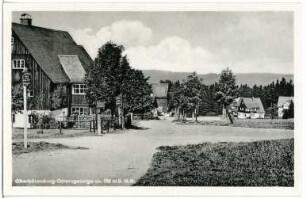Oberbärenburg. Ortsansicht