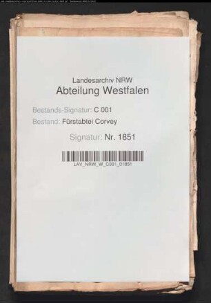 Verkauf der von Kanneschen Lehngüter zu Lügde an die von Lüttersheim