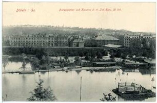 Döbeln. Bürgergarten und Kaserne des 11. Infanterie-Regiments. No. 139