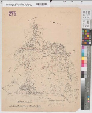 Arfeld (Bad Berleburg), Umlegung Arfeld, Schätzungskarte Flur 6, Bl.1