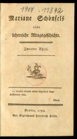 T. 2: Mariane Schönfels