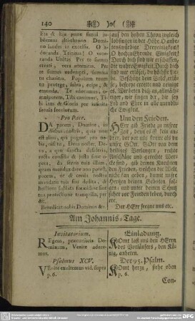 Am Johannis-Tage
