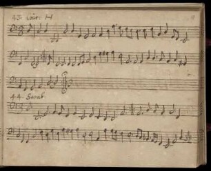 Courante. Sarabande