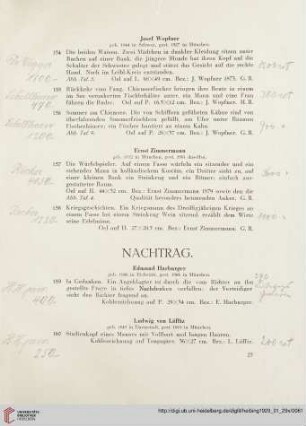 Nachtrag (Nr. 159-162)