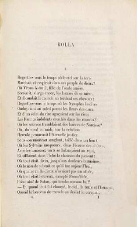 Poésies nouvelles de Alfred de Musset : 1836 - 1852