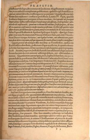 Monarchia S. Romani Imperii, sive Tractatus De Iurisdictione Imperiali Seu Regia, & Pontificia seu Sacerdotali; deq[ue] potestate Imperatoris ac Papae, cum distinctione utriusque Regiminis, Politici & Ecclesiastici, [1]. Ex singulari mandato aut permissu Imperatorum Romanorum Et Graecorum, necnon Regum Germaniae, Galliae, Italiae, Hungariae, Angliae, Bohemiae, &c.