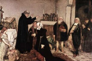 Szenen aus dem Leben Martin Luthers — Trauung Martin Luthers mit Katharina von Bora
