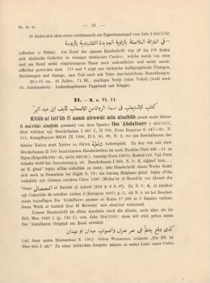 21-31, Ma VI 11 bis Ma VI 15 (Nr. 11-15)