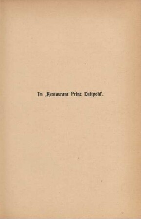Im "Restaurant Prinz Luitpold"