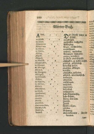 Wörter-Buch.