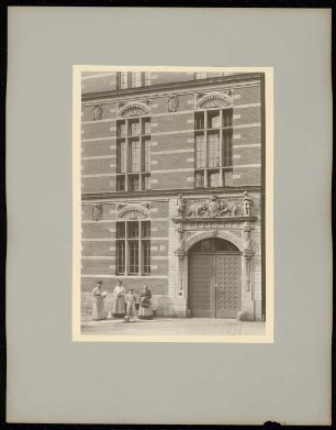 Gemeindeschule in der Waldemarstraße, Berlin: Detail Lehrerwohnhaus