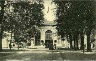 Der französische Pavillon auf der Dresdener Hygiene-Ausstellung