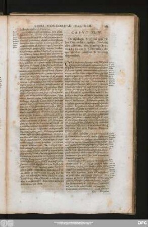 Caput XLIV. De Apologia Erfurtensi pro Libro Concordiae : eiusque Censuris, cùm aliorum, tum maximè Quedelburgensis Conventûs : deque eiusdem editione & erroneis dogmatibus.