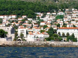 Dubrovnik: Stadtansicht vom Schiff