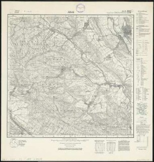 Meßtischblatt 2226, neue Nr. 4024 : Alfeld, 1937 : Alfeld. - Hrsg. 1898, einz. Nachtr. 1937. - 1:25000. - [Berlin]: Reichsamt für Landesaufnahme, 1937. - 1 Kt.