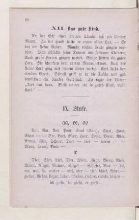 IX. Stufe