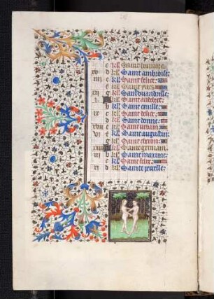 Kalendar: Juni; Tierkreisbild: Zwillinge; Bordüre