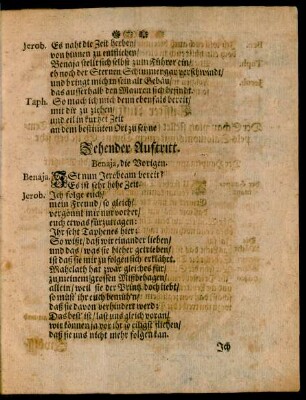 Zehender Auftritt.