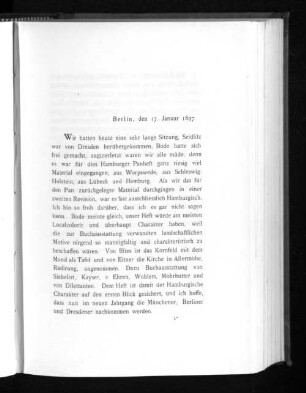 Berlin, den 17. Januar 1897