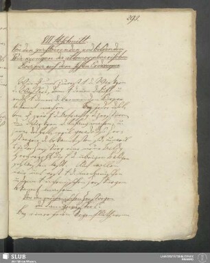 VII. Abschnitt. Von den zerstoerenden und bildenden Wirkungen der athmosphaerischen Koerper auf dem festen Erdkoerper