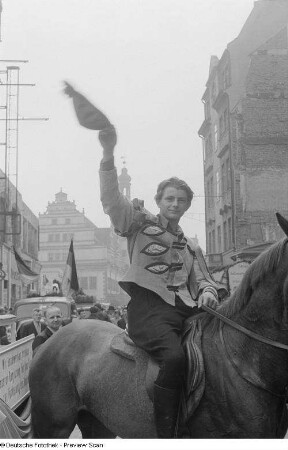Reiter auf einem Pferd