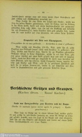 Verschiedene Grützen und Graupen