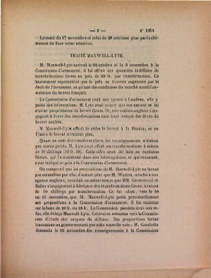 Rapport fait au nom de la Commission des Marchés