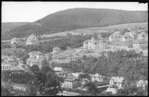 Gottleuba. Blick auf Bad Gottleuba
