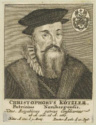 Bildnis des Christophorvs Kötzler