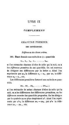 Livre IX. Complément.