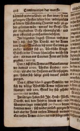 408-418, Im folgenden August-Monat und zwar den 3. diß ...