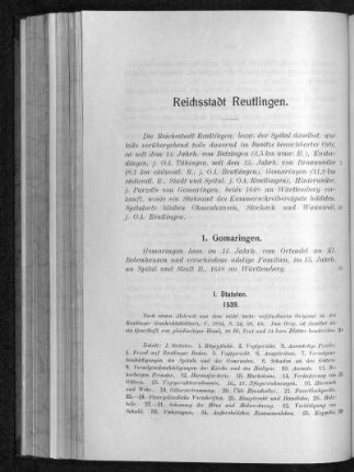 Reichsstadt Reutlingen