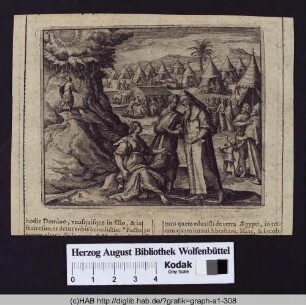 Moses ersteigt den Berg.