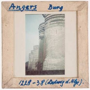 Angers: Burgmauern (Foto 1941)